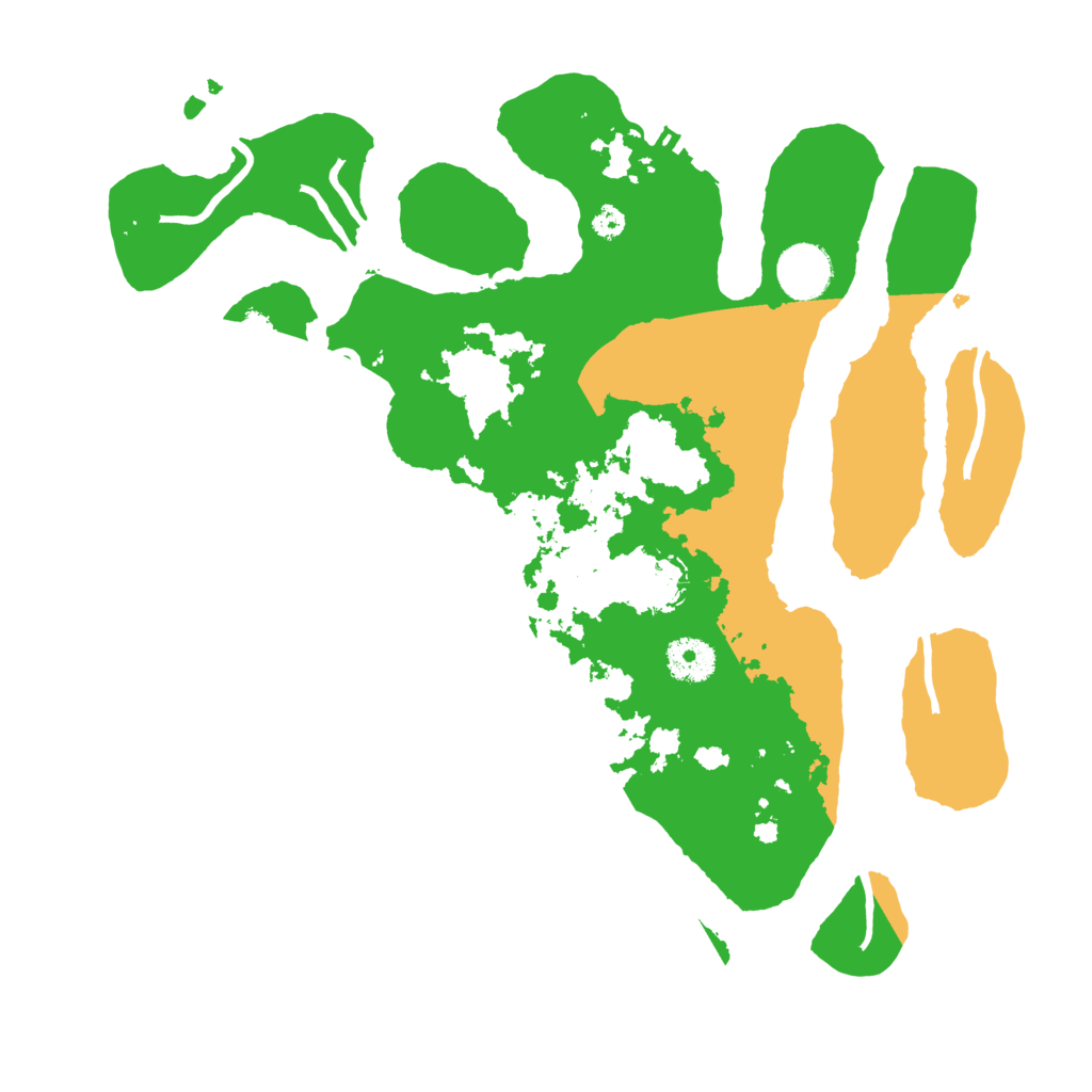 Biome Rust Map: Procedural Map, Size: 3500, Seed: 4962002