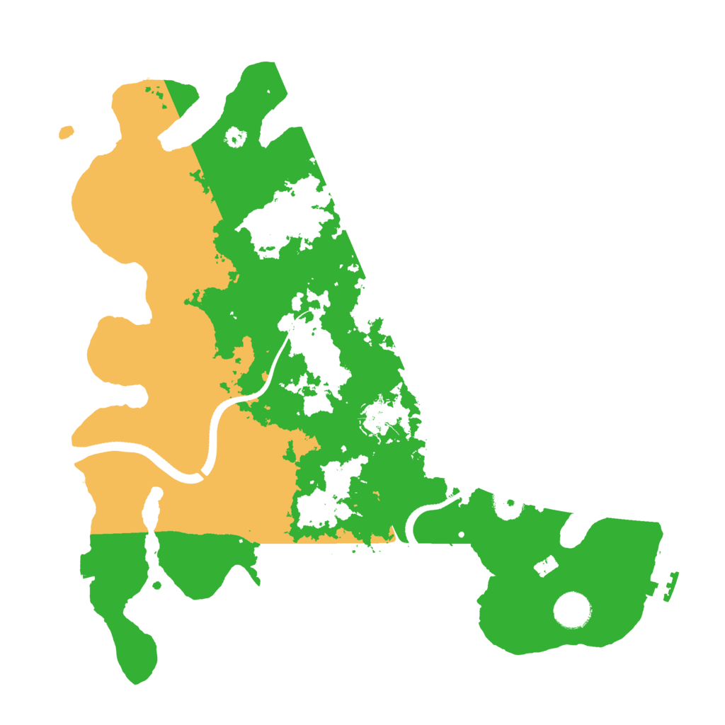 Biome Rust Map: Procedural Map, Size: 3500, Seed: 418167340