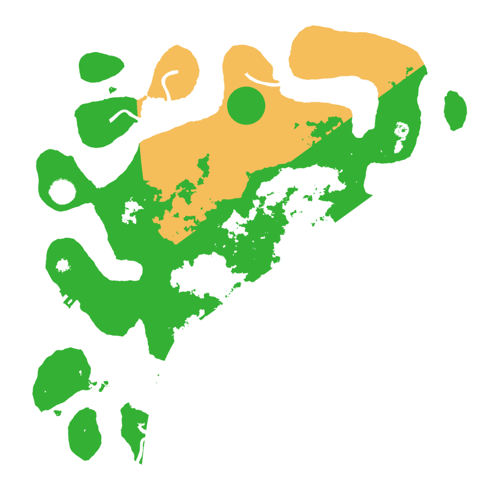 Biome Rust Map: Procedural Map, Size: 3500, Seed: 4915485