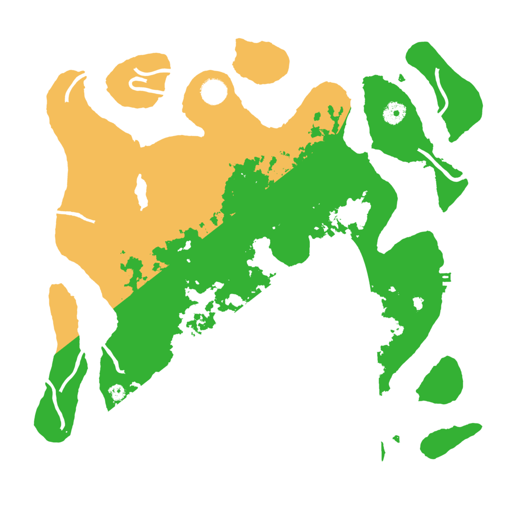 Biome Rust Map: Procedural Map, Size: 3500, Seed: 5317989