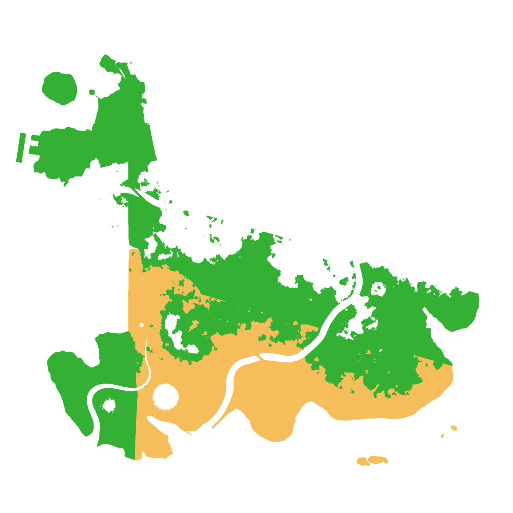 Biome Rust Map: Procedural Map, Size: 3500, Seed: 4375010