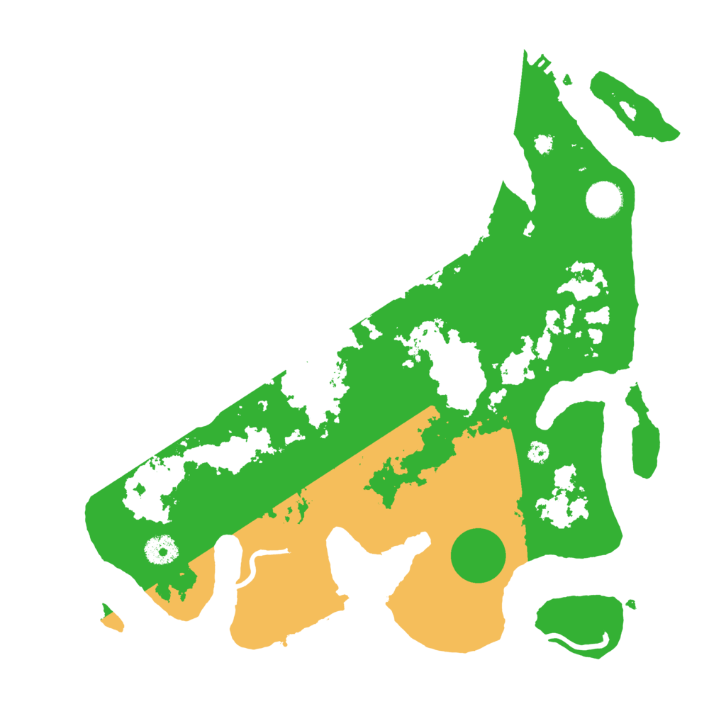 Biome Rust Map: Procedural Map, Size: 3500, Seed: 917227