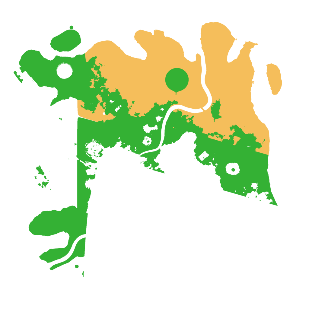 Biome Rust Map: Procedural Map, Size: 3500, Seed: 3365004