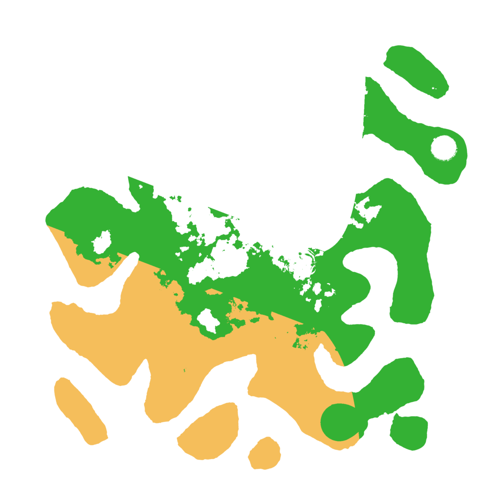 Biome Rust Map: Barren, Size: 3500, Seed: 876425