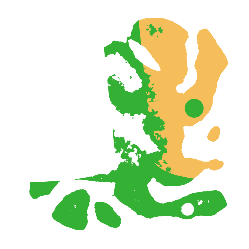 Biome Rust Map: Barren, Size: 3500, Seed: 5620337