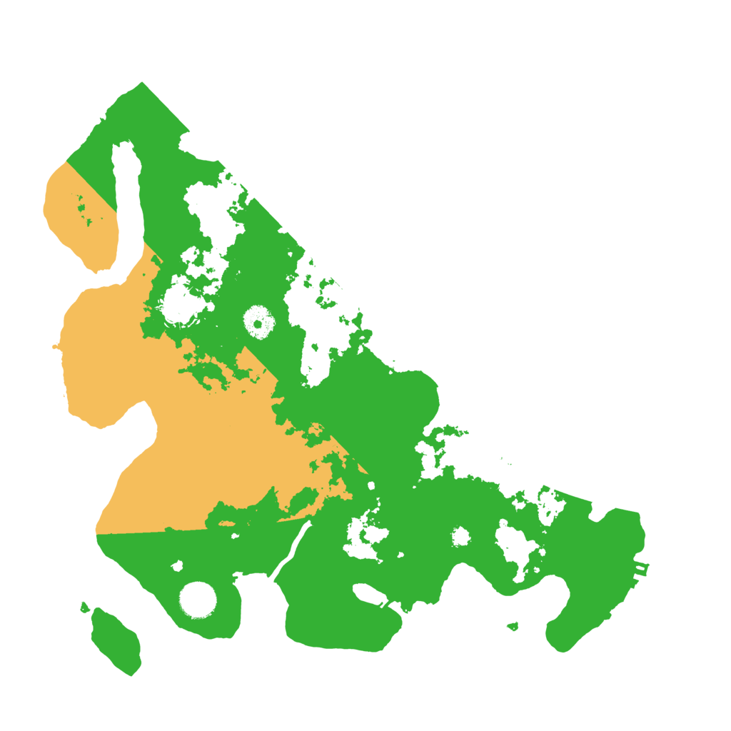 Biome Rust Map: Procedural Map, Size: 3500, Seed: 4975644