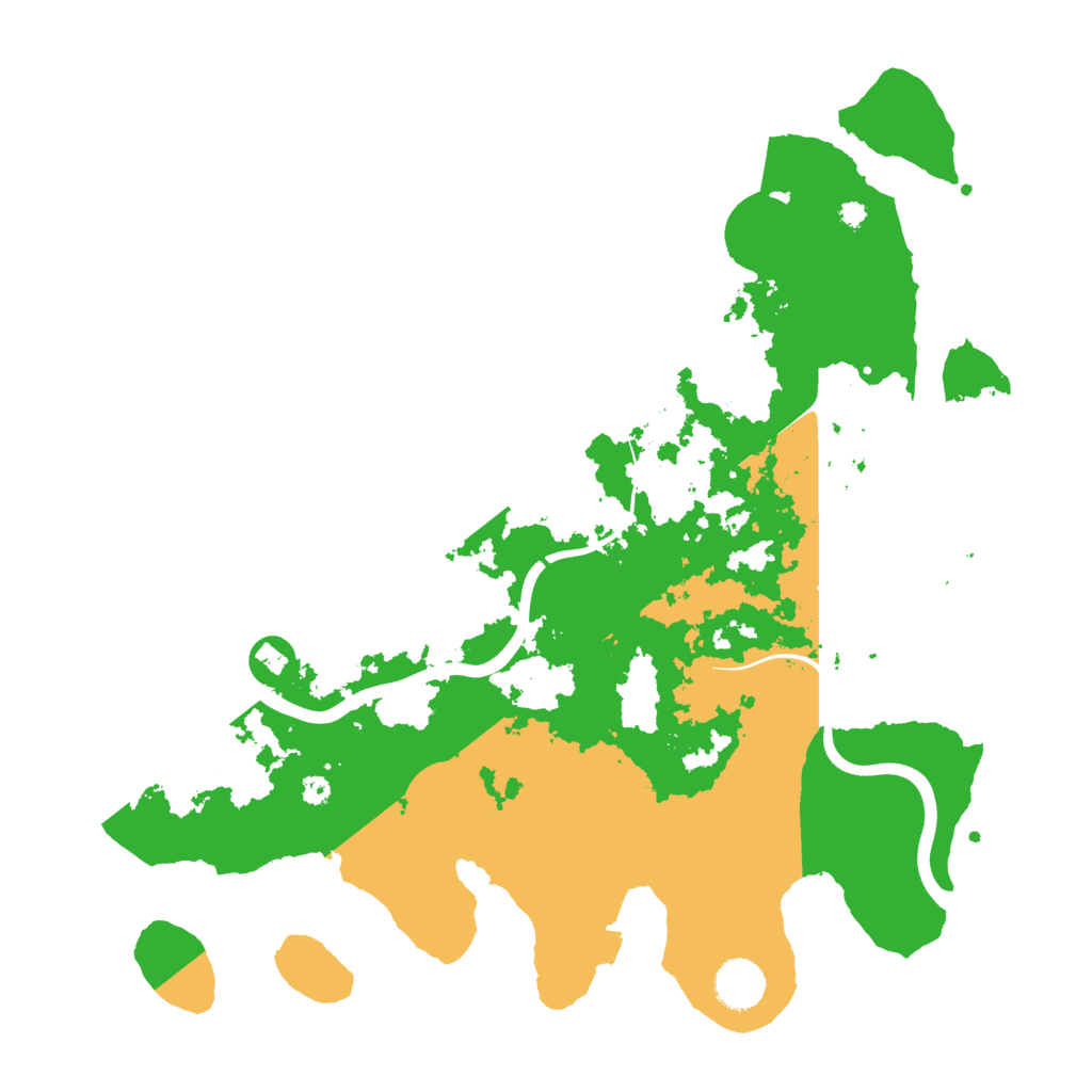 Biome Rust Map: Procedural Map, Size: 3800, Seed: 175246