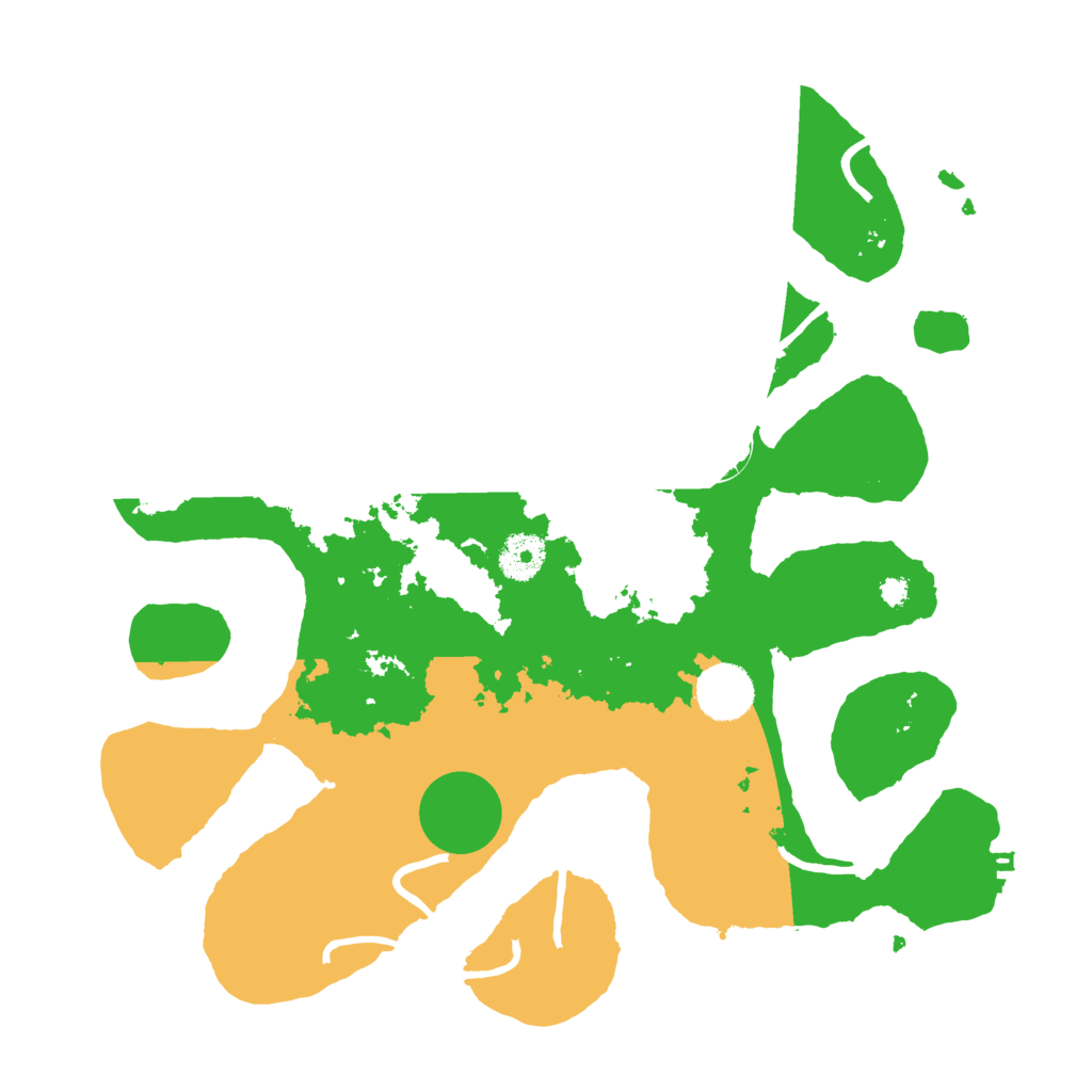 Biome Rust Map: Procedural Map, Size: 3500, Seed: 3004858