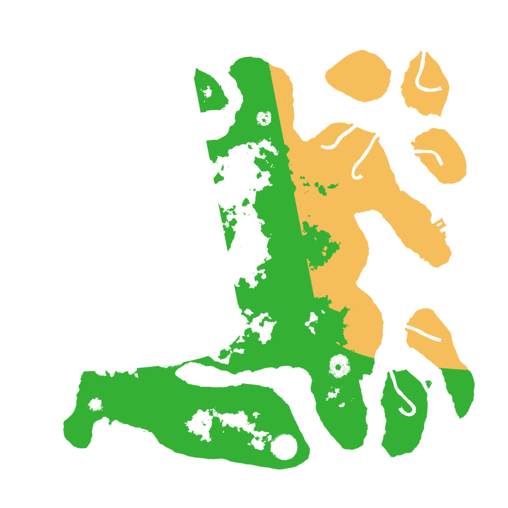 Biome Rust Map: Procedural Map, Size: 3500, Seed: 341792