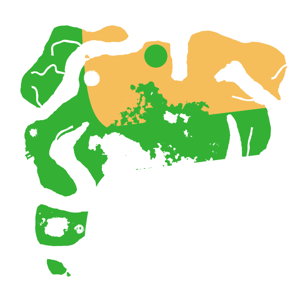 Biome Rust Map: Procedural Map, Size: 3500, Seed: 6409289