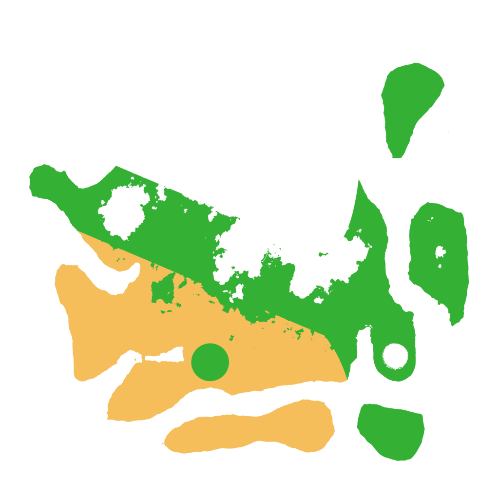 Biome Rust Map: Barren, Size: 3500, Seed: 234856