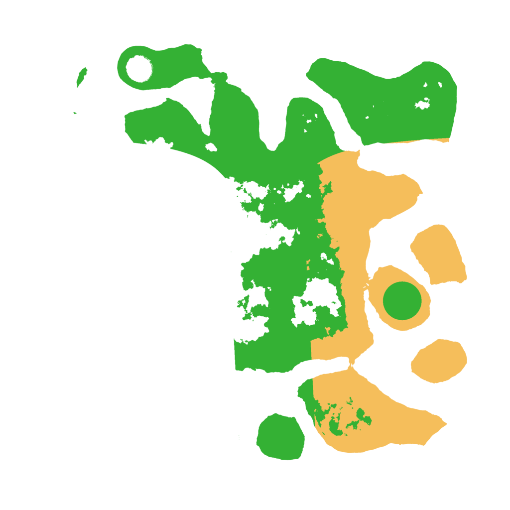 Biome Rust Map: Barren, Size: 3500, Seed: 1507175