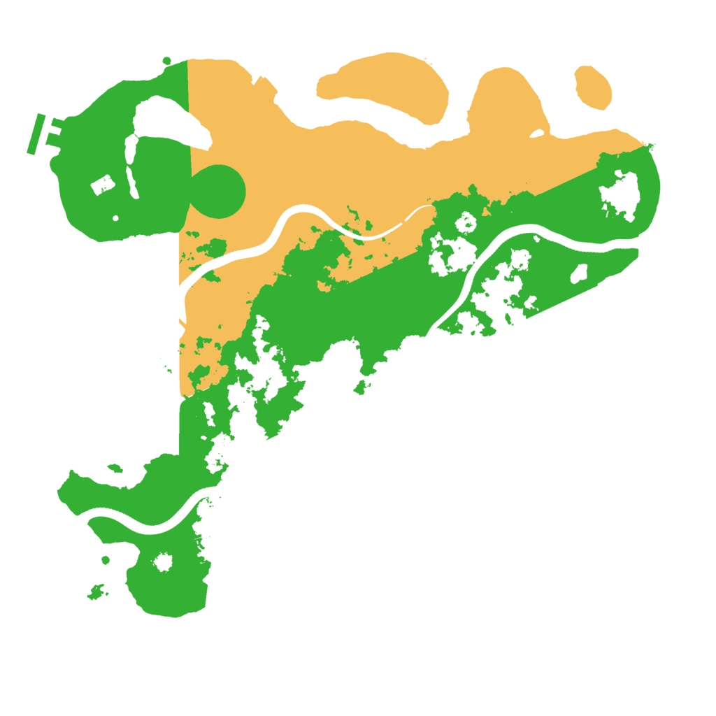 Biome Rust Map: Procedural Map, Size: 3500, Seed: 4764730