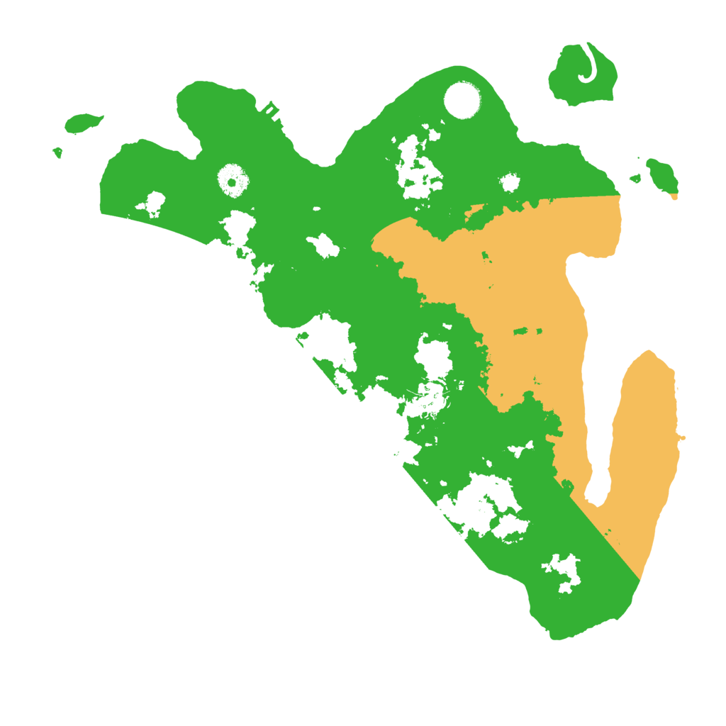 Biome Rust Map: Procedural Map, Size: 3500, Seed: 1532824