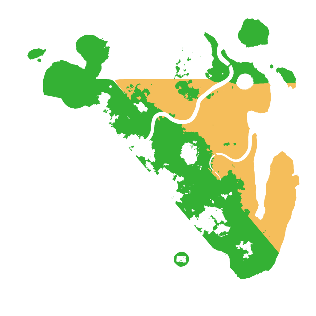 Biome Rust Map: Procedural Map, Size: 3500, Seed: 1532824