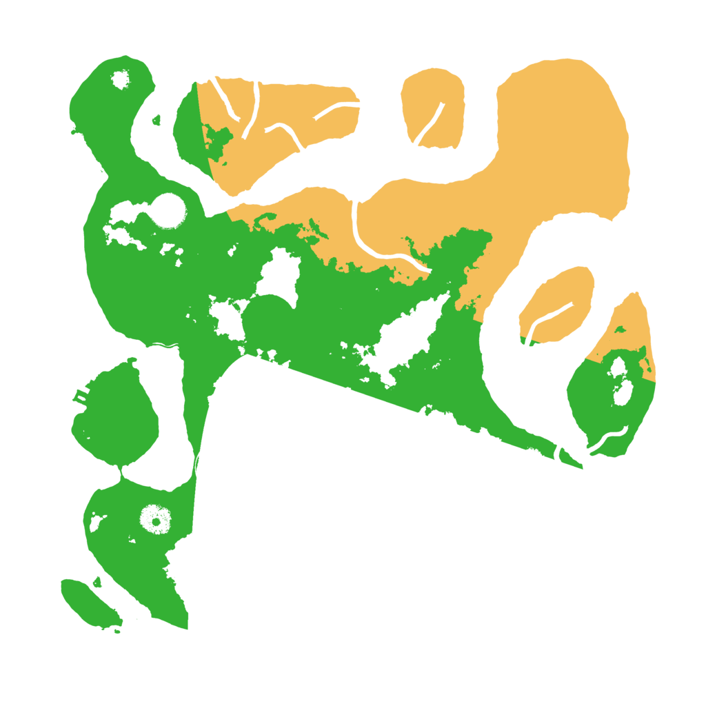 Biome Rust Map: Procedural Map, Size: 3500, Seed: 6069955