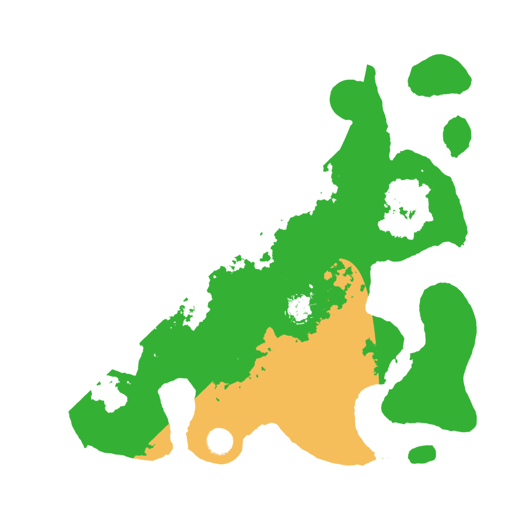 Biome Rust Map: Barren, Size: 3500, Seed: 2003234