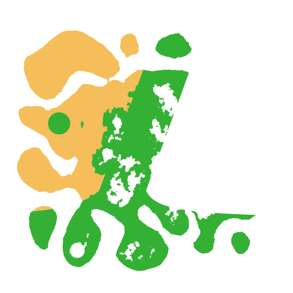 Biome Rust Map: Barren, Size: 3500, Seed: 3198873