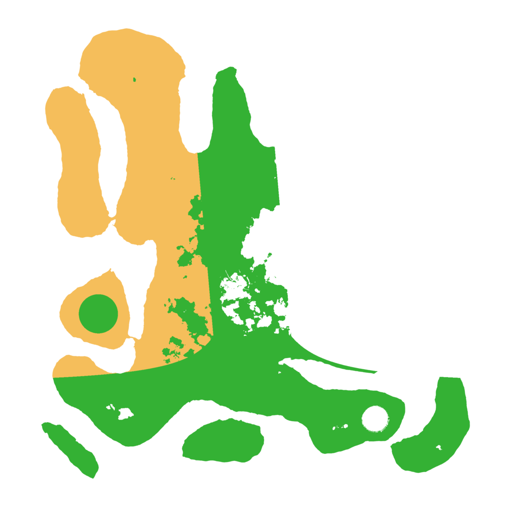 Biome Rust Map: Barren, Size: 3500, Seed: 4178556