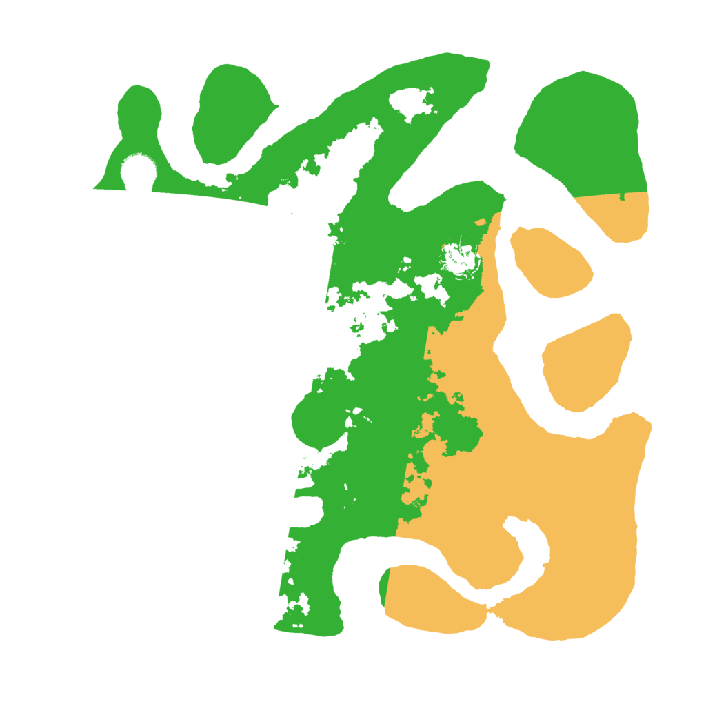 Biome Rust Map: Barren, Size: 3500, Seed: 4640419