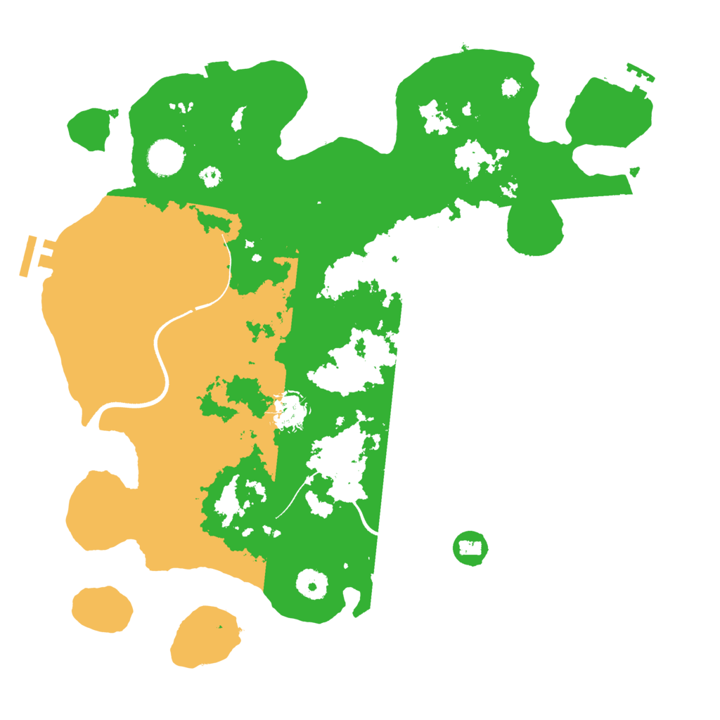 Biome Rust Map: Procedural Map, Size: 3500, Seed: 1688834