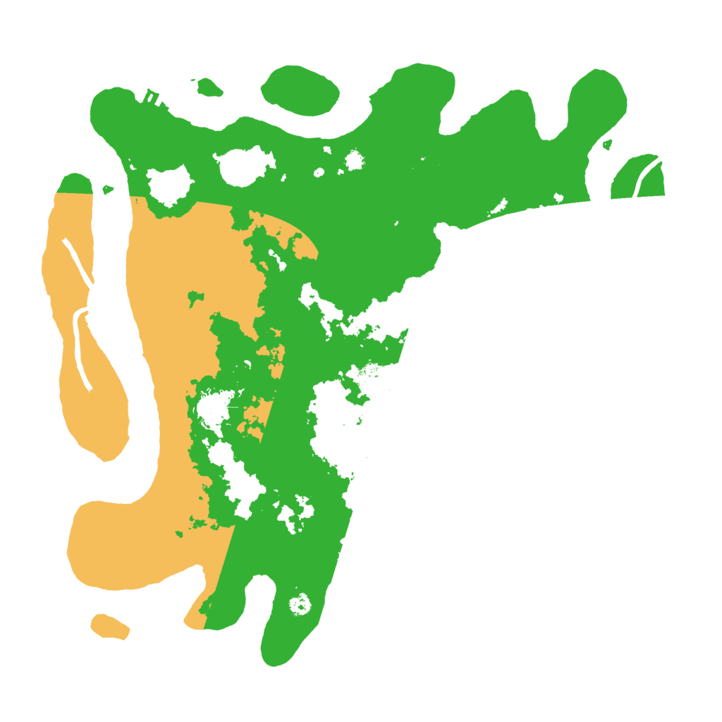 Biome Rust Map: Procedural Map, Size: 3500, Seed: 662859