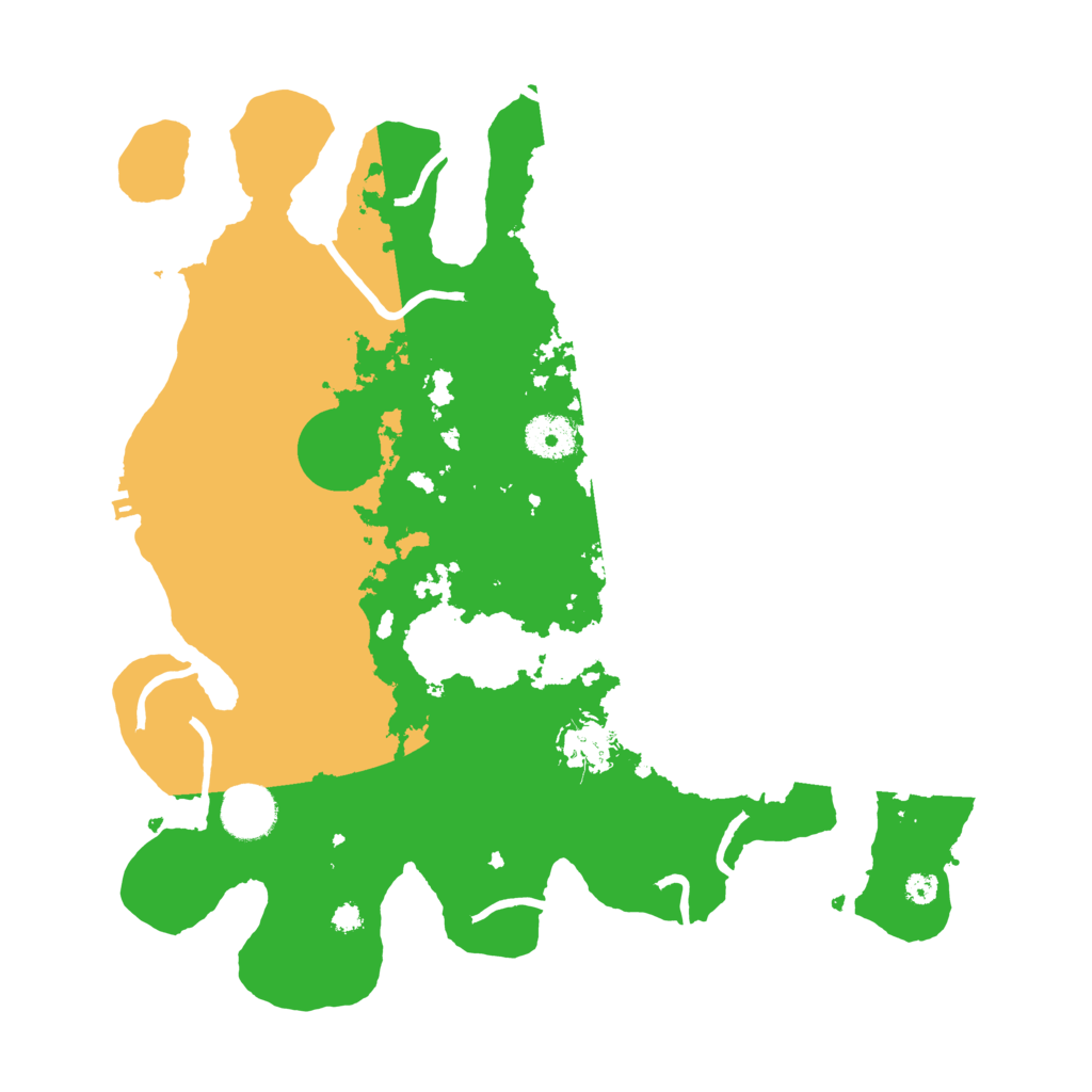 Biome Rust Map: Procedural Map, Size: 3500, Seed: 2905691