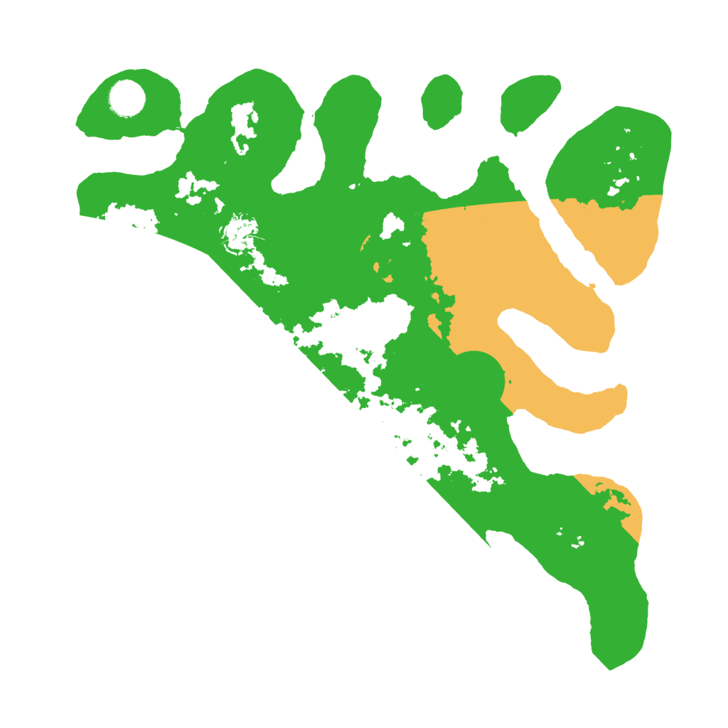 Biome Rust Map: Barren, Size: 3500, Seed: 4709803