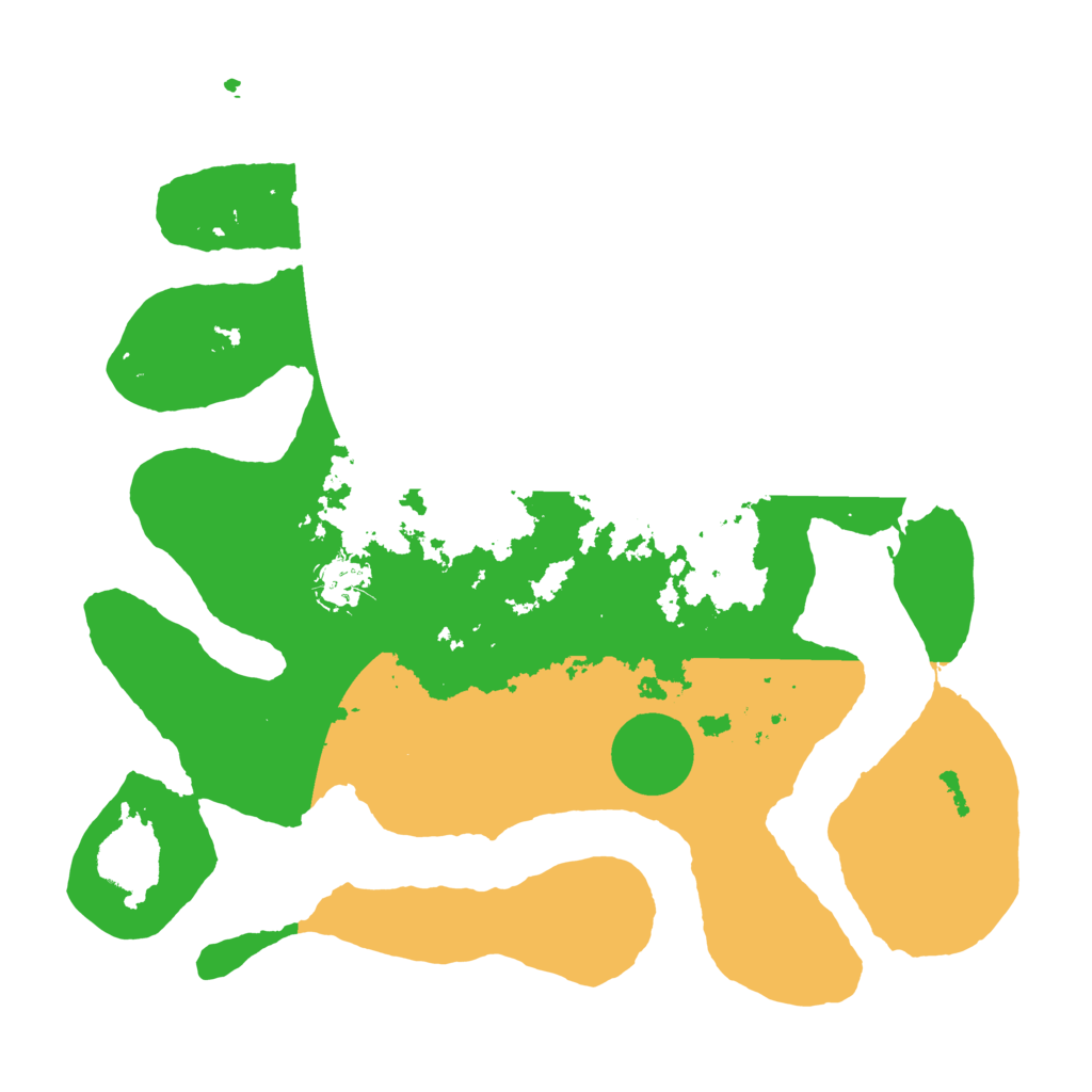 Biome Rust Map: Barren, Size: 3500, Seed: 3181618