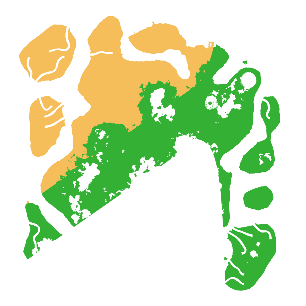 Biome Rust Map: Procedural Map, Size: 3500, Seed: 1859100