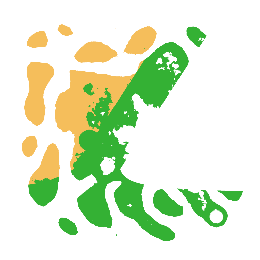 Biome Rust Map: Barren, Size: 3500, Seed: 5575993