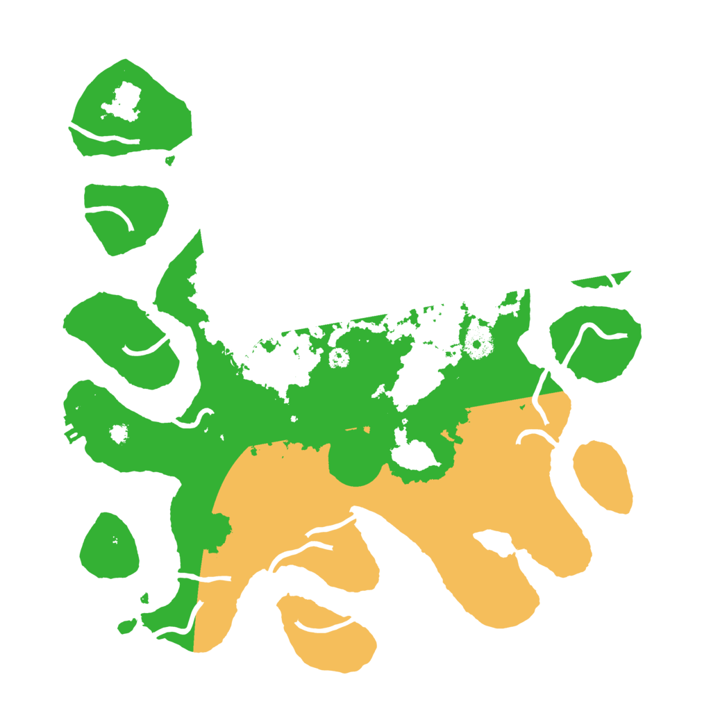 Biome Rust Map: Procedural Map, Size: 3500, Seed: 3224724