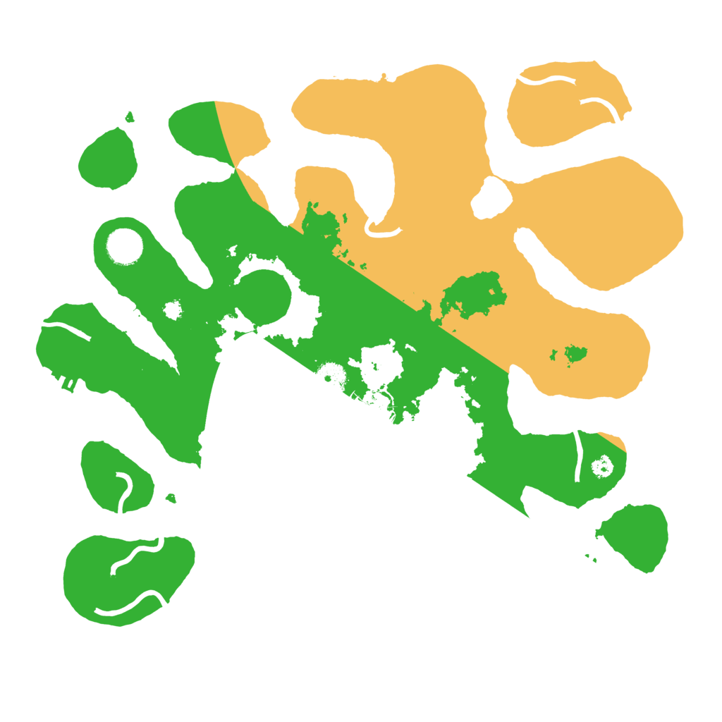 Biome Rust Map: Procedural Map, Size: 3500, Seed: 1876427201