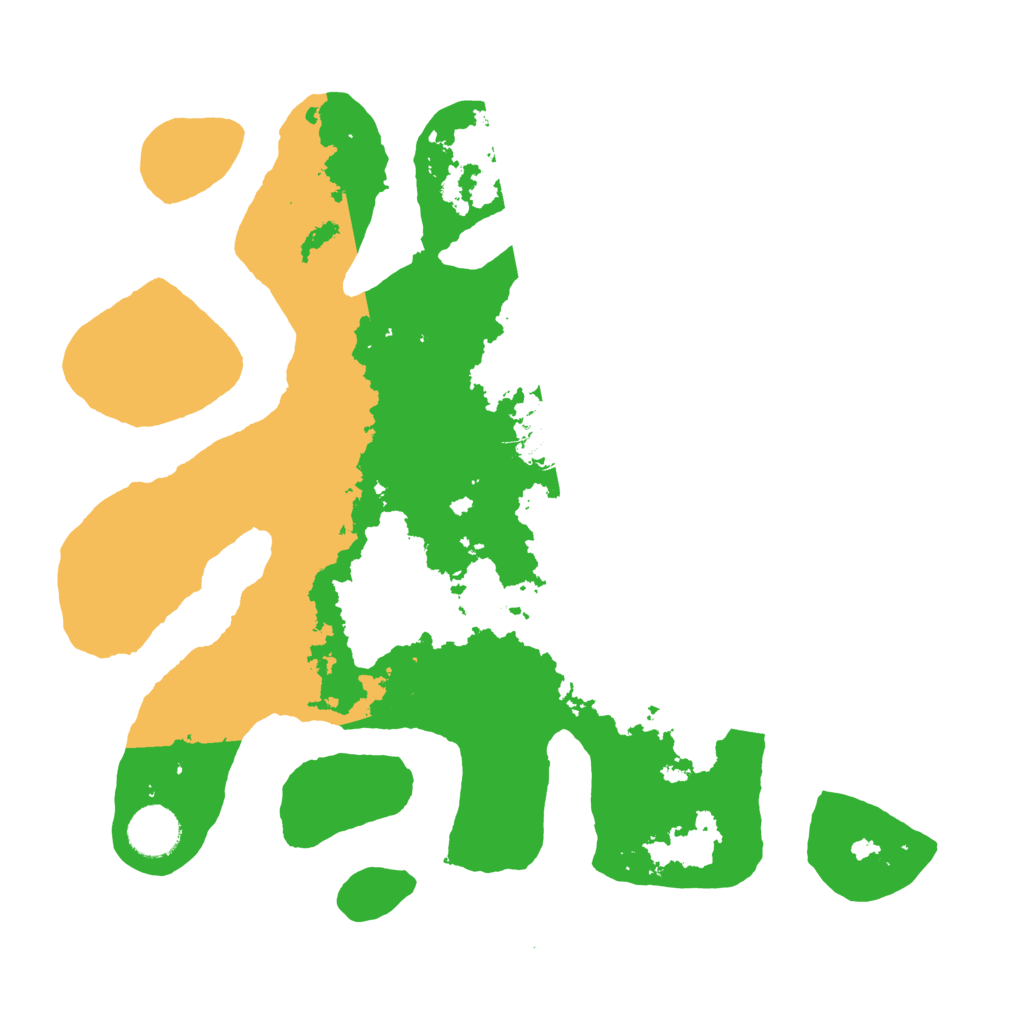 Biome Rust Map: Barren, Size: 3500, Seed: 5839103