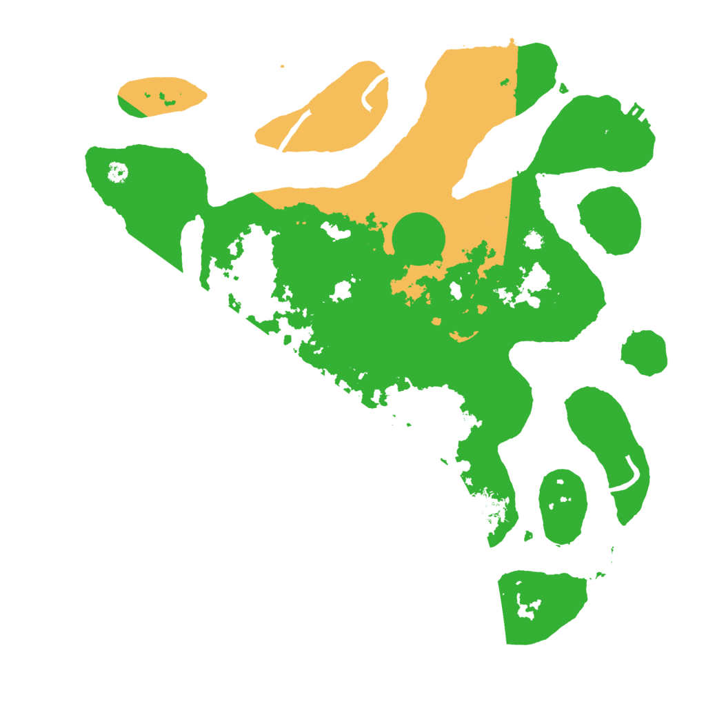 Biome Rust Map: Procedural Map, Size: 3500, Seed: 1883220