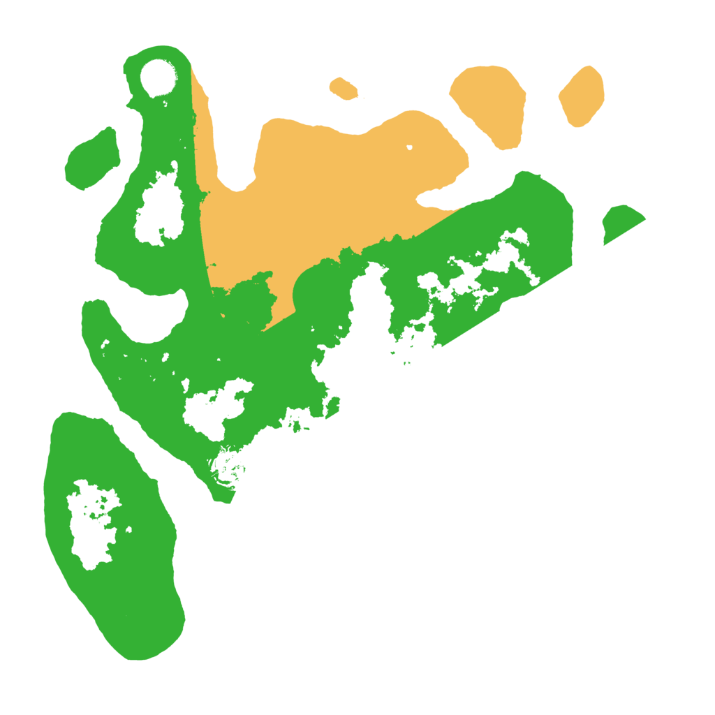 Biome Rust Map: Barren, Size: 3500, Seed: 5886989