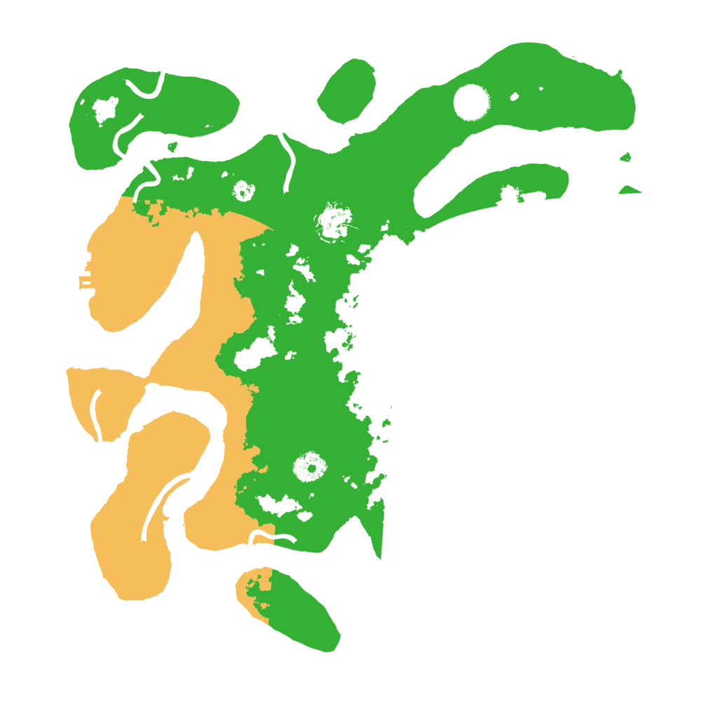 Biome Rust Map: Procedural Map, Size: 3500, Seed: 3263545