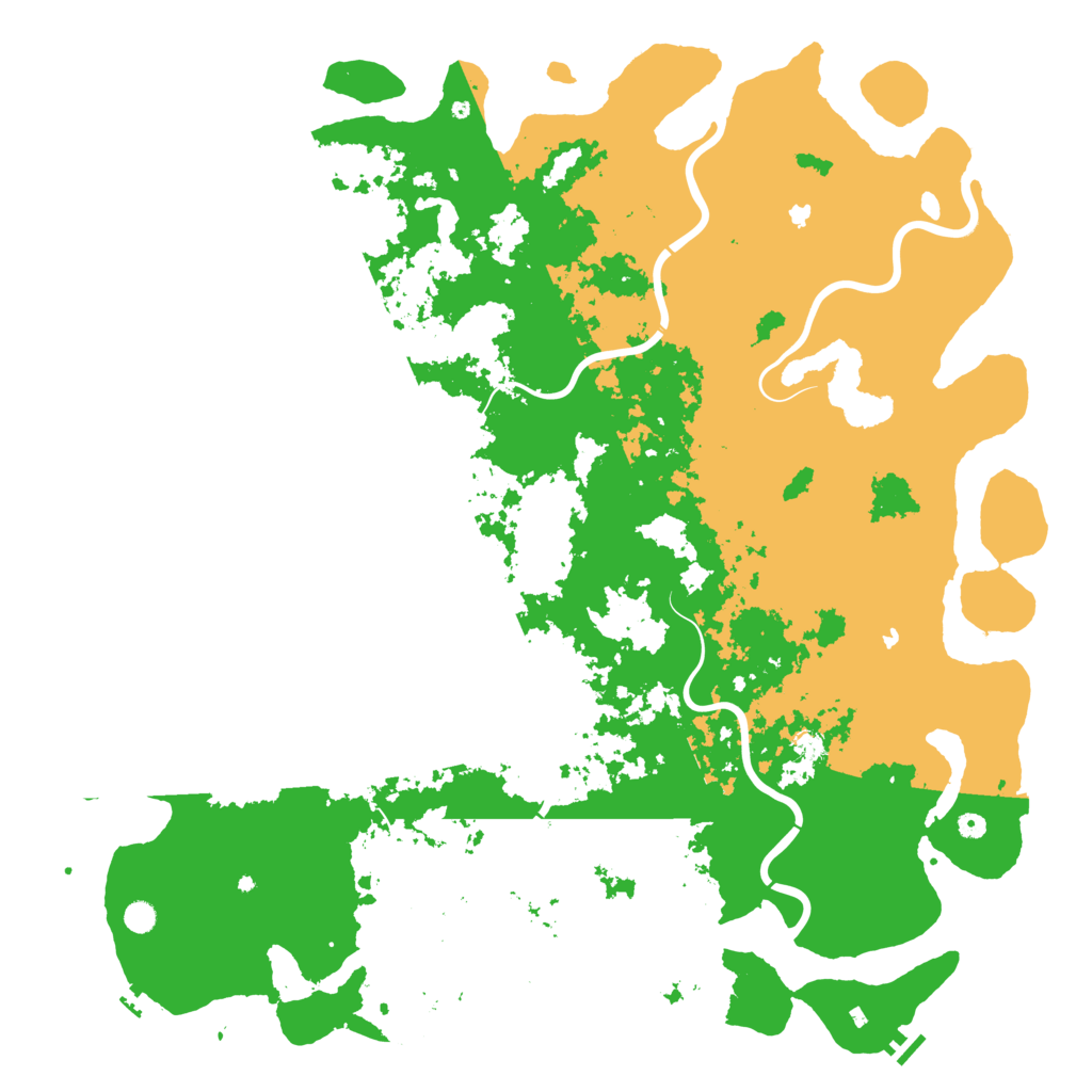 Biome Rust Map: Procedural Map, Size: 6000, Seed: 1483369