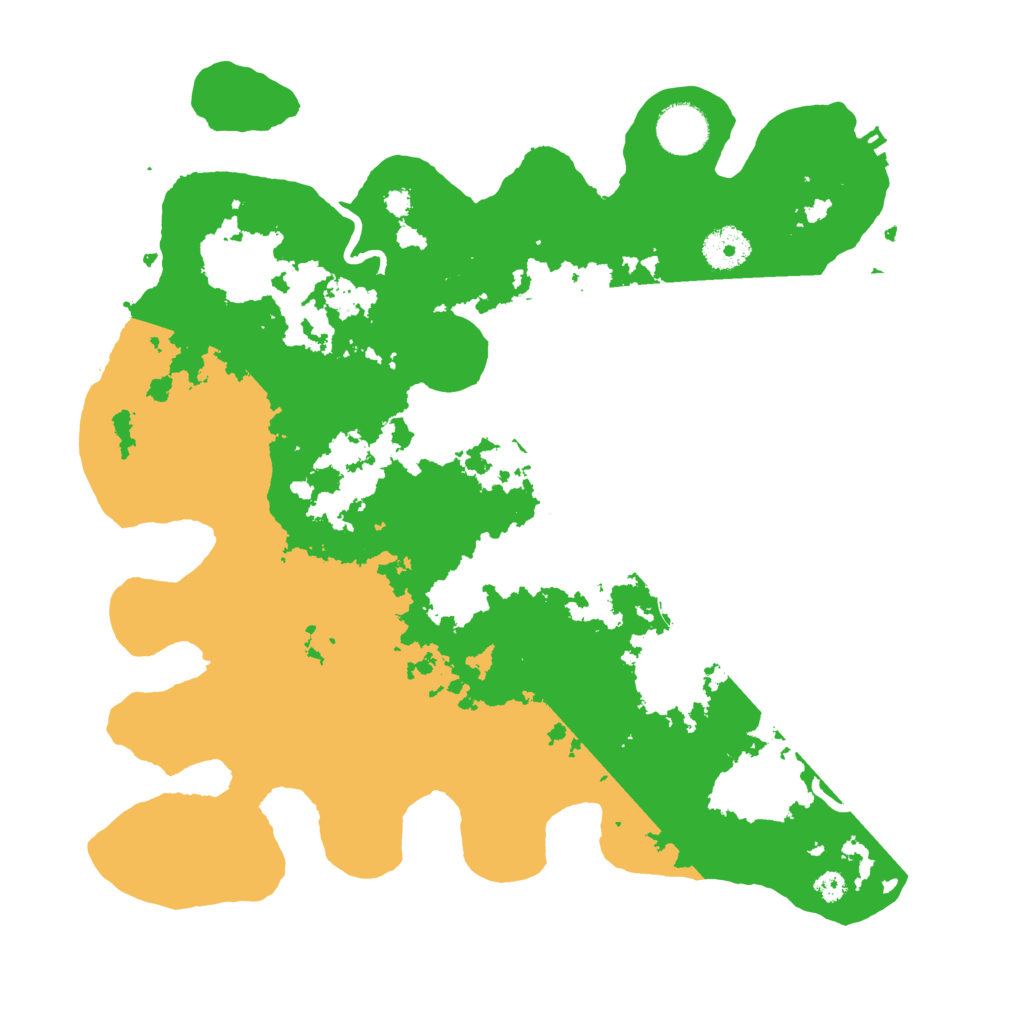 Biome Rust Map: Procedural Map, Size: 3500, Seed: 2657222