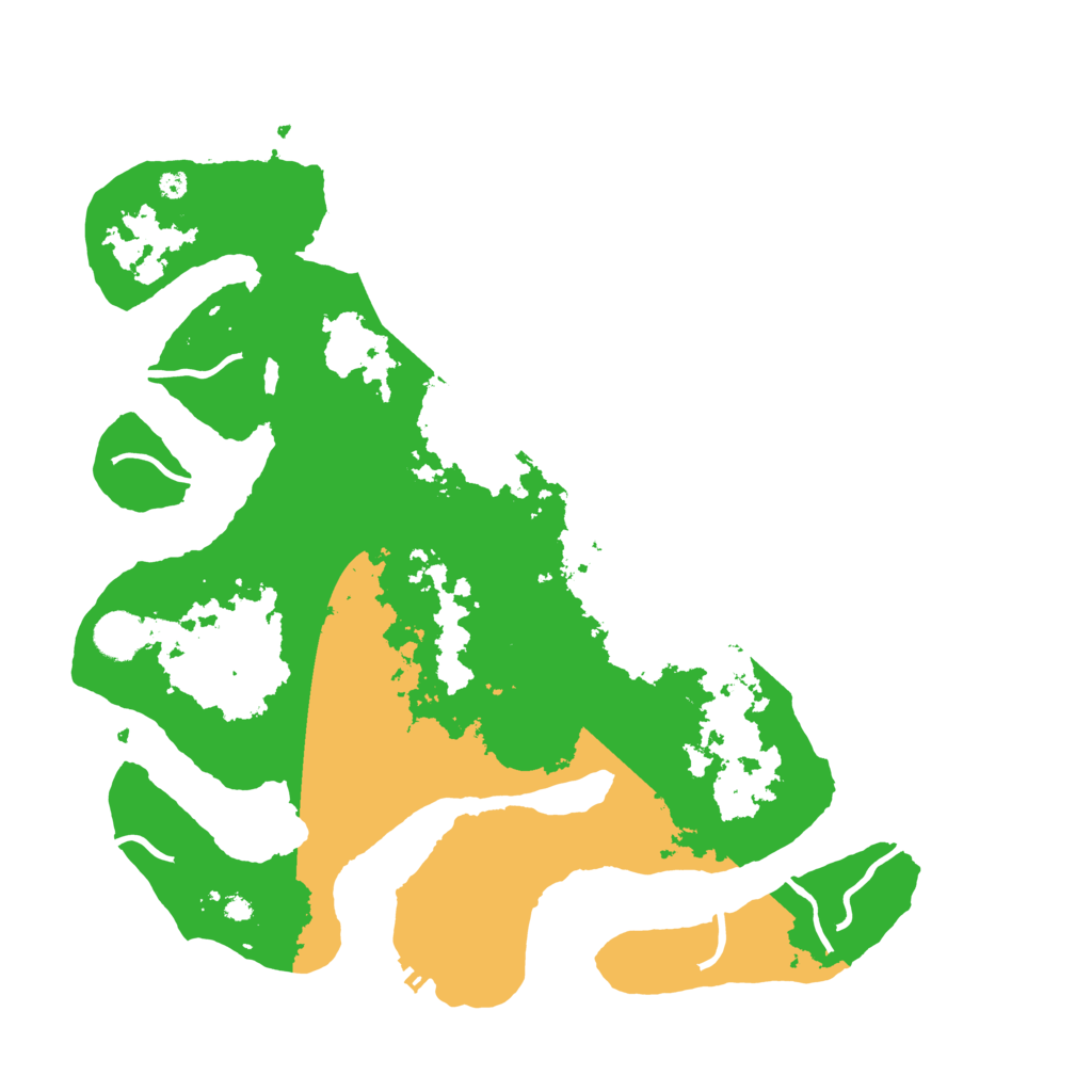 Biome Rust Map: Procedural Map, Size: 4000, Seed: 294285294