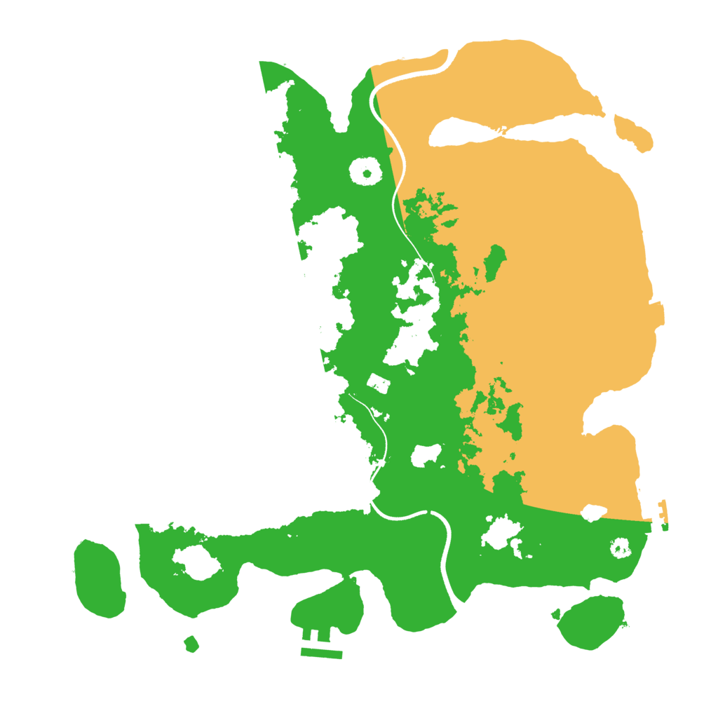 Biome Rust Map: Procedural Map, Size: 3500, Seed: 3673570