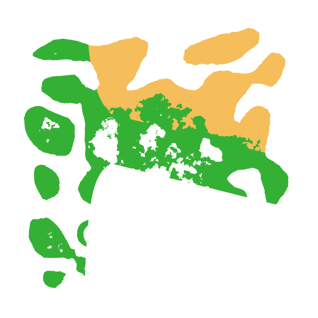 Biome Rust Map: Barren, Size: 3500, Seed: 3631456