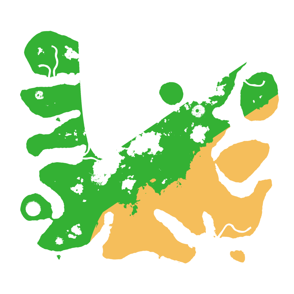 Biome Rust Map: Procedural Map, Size: 3500, Seed: 5254300