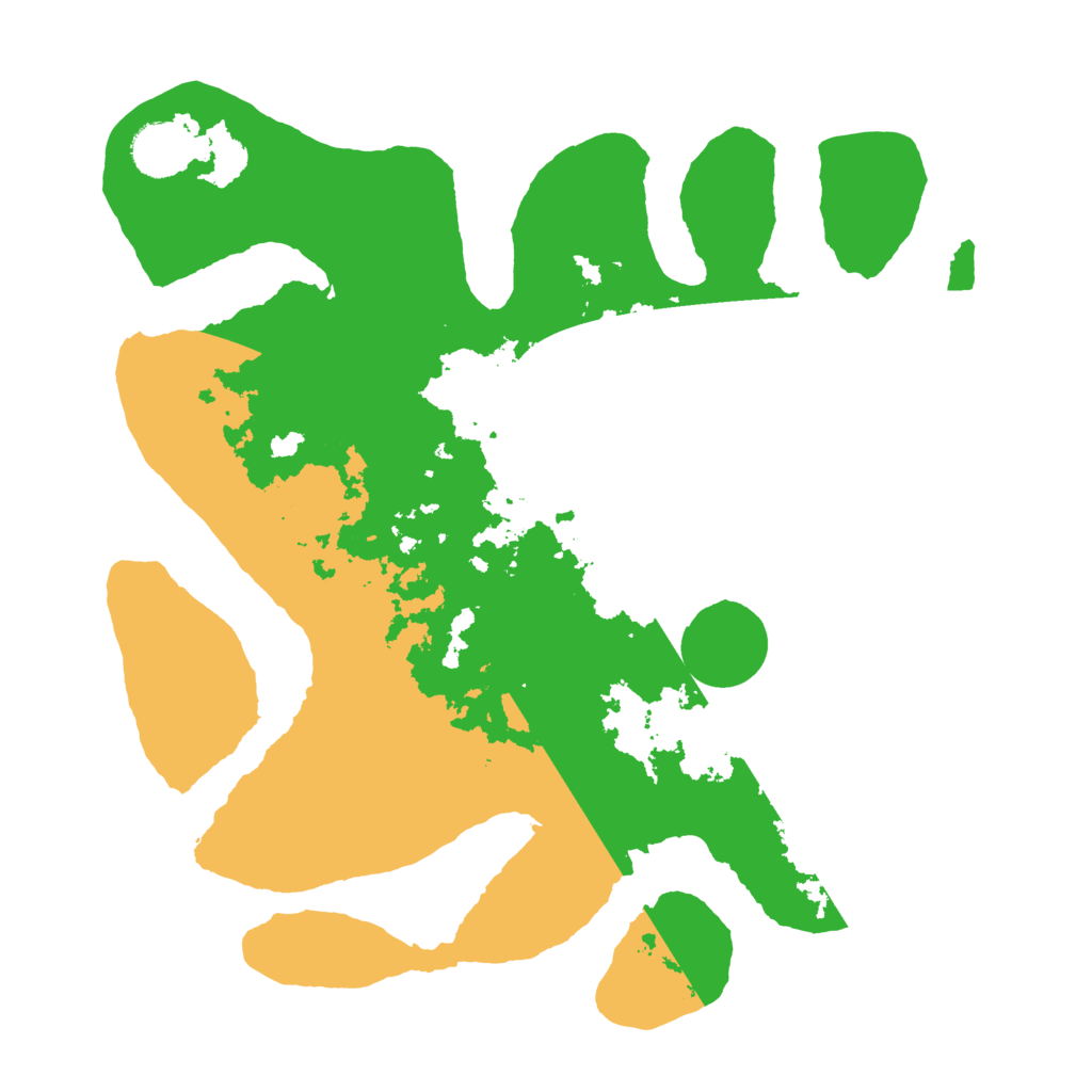 Biome Rust Map: Barren, Size: 3500, Seed: 39259