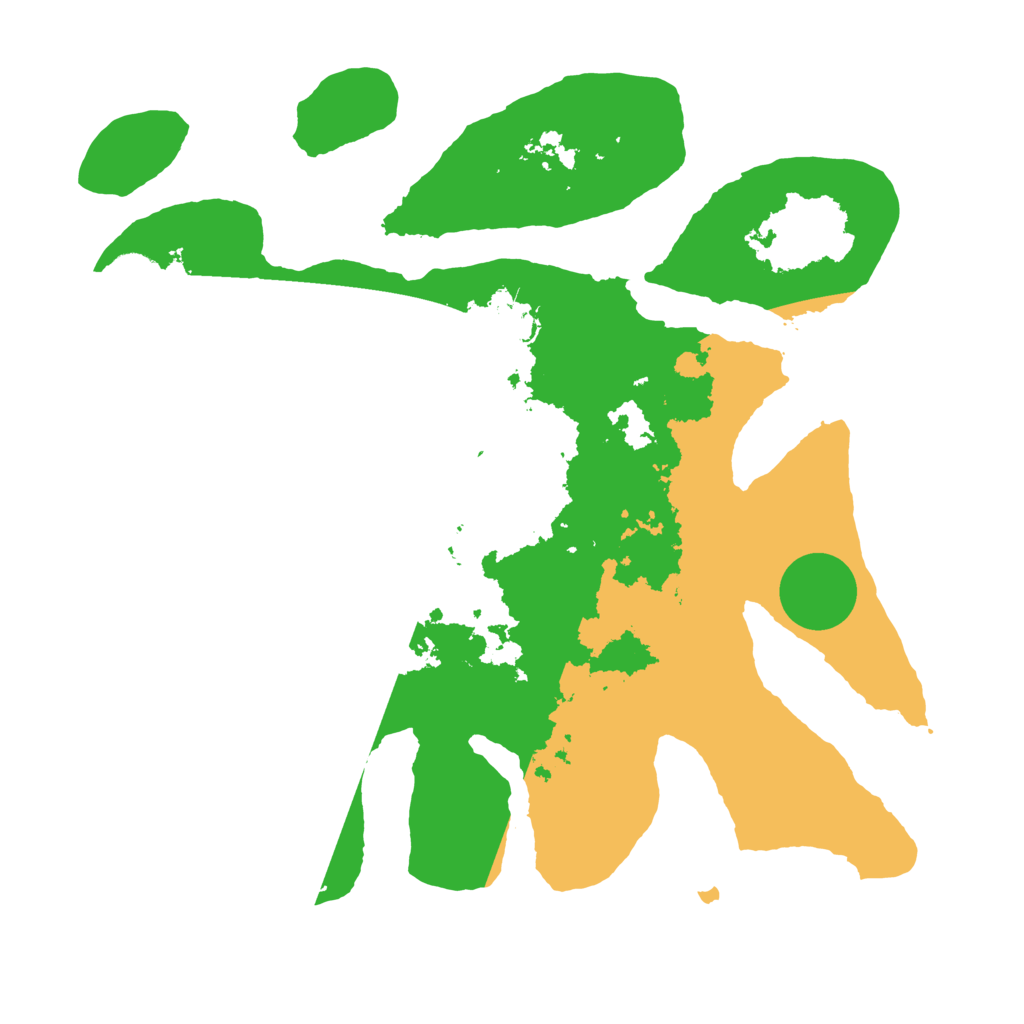 Biome Rust Map: Barren, Size: 3500, Seed: 4495624