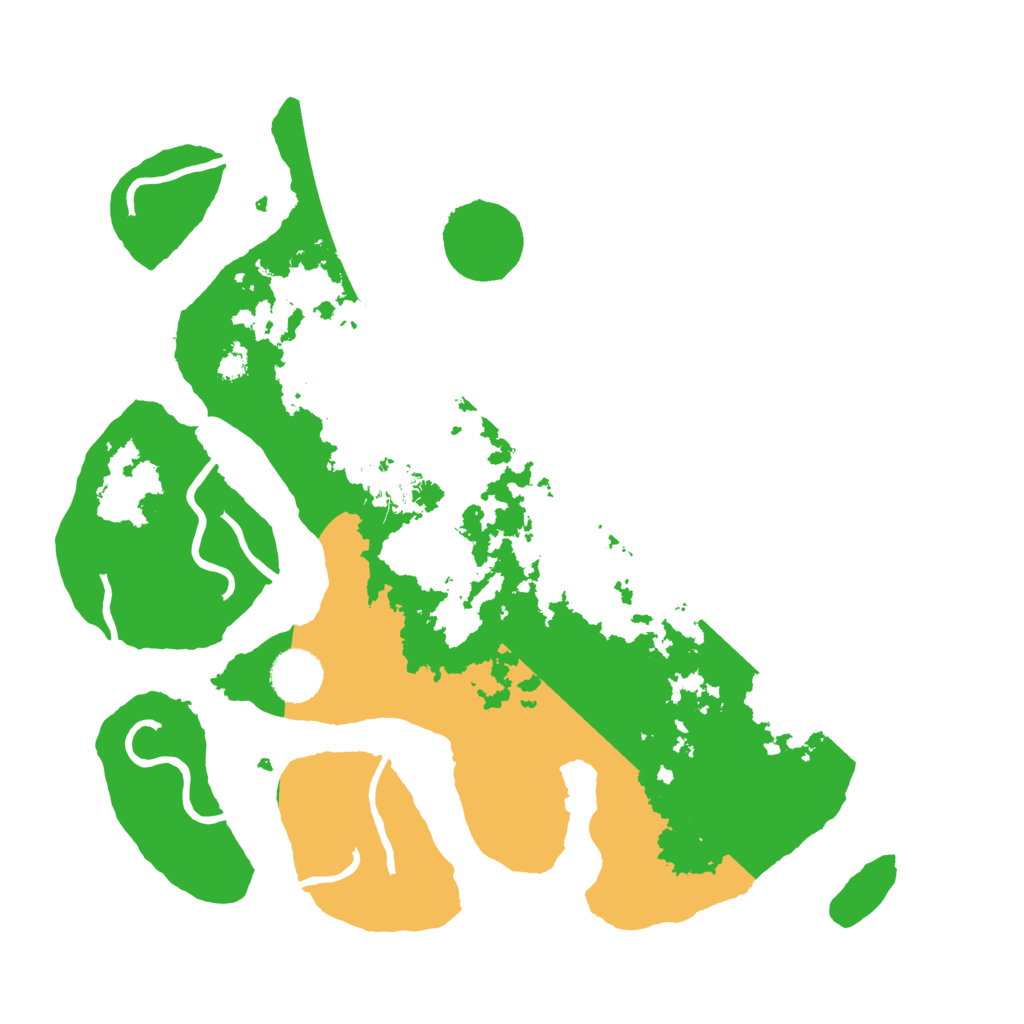 Biome Rust Map: Procedural Map, Size: 3500, Seed: 838452