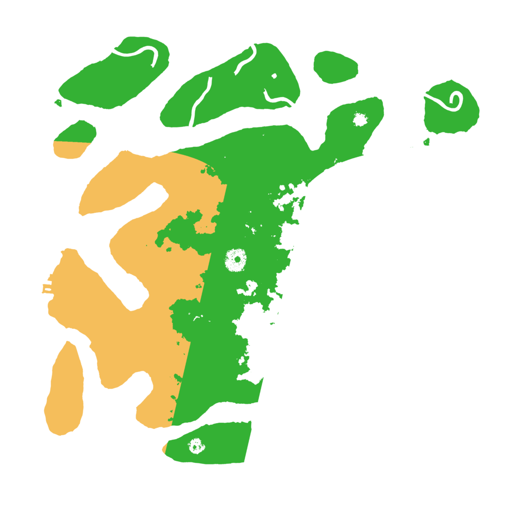 Biome Rust Map: Procedural Map, Size: 3500, Seed: 4127542