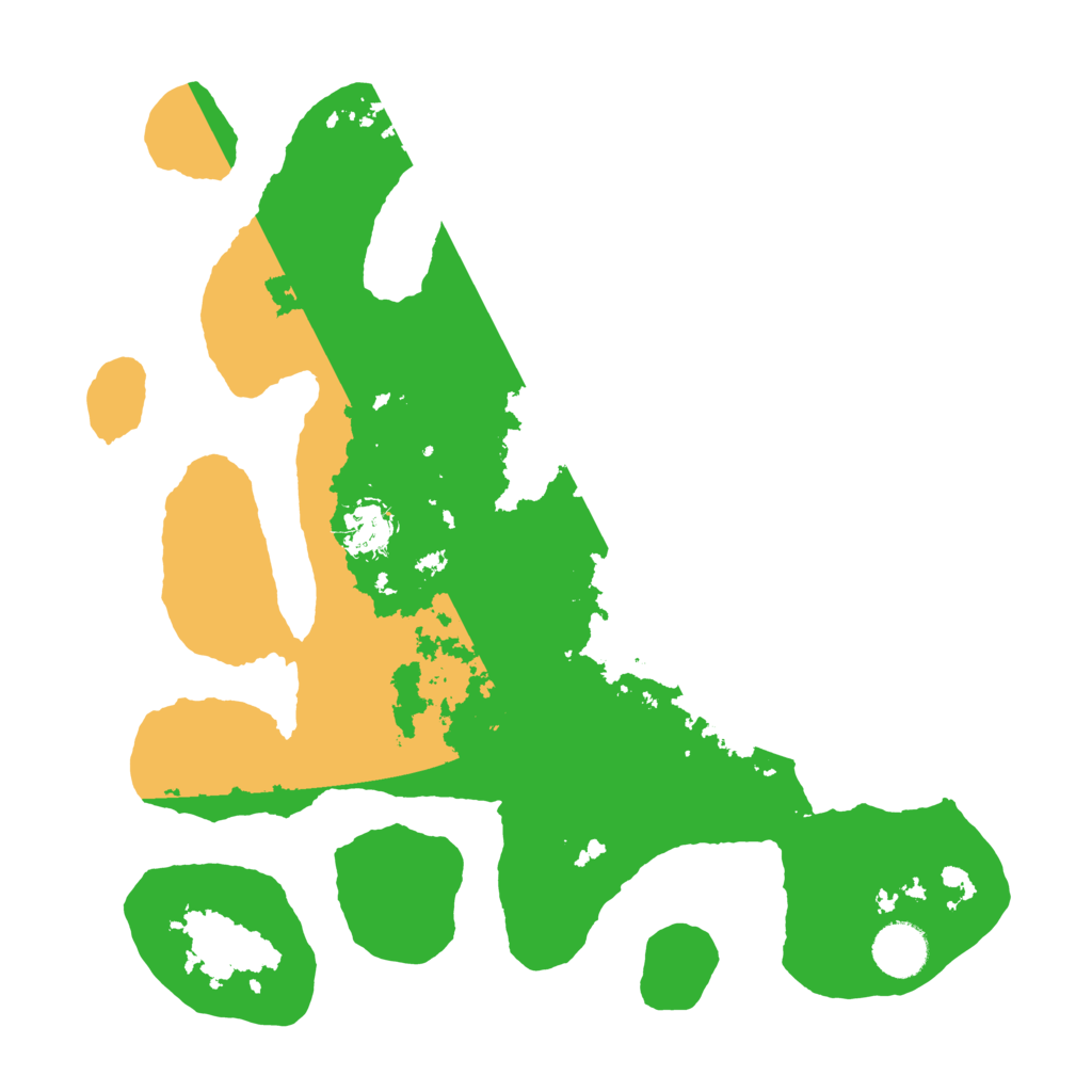 Biome Rust Map: Barren, Size: 3500, Seed: 2713309