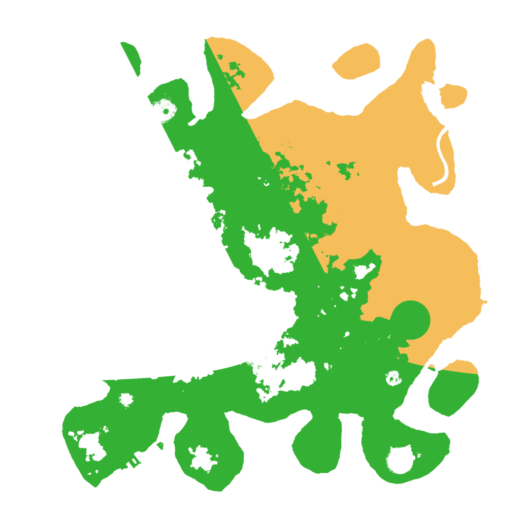 Biome Rust Map: Procedural Map, Size: 3500, Seed: 3711598
