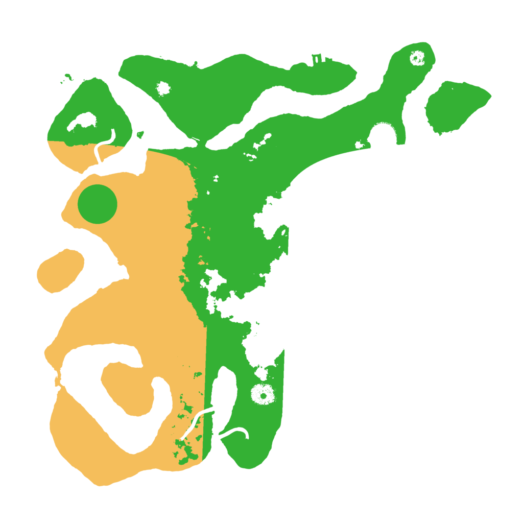 Biome Rust Map: Procedural Map, Size: 3500, Seed: 6462305